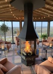 Metal Orta Şömine Ilgın 2302