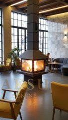 Metal Orta Şömine Minel 6012