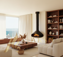 Metal Orta Şömine Minel 6010