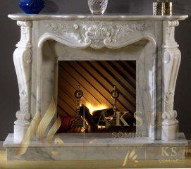 İşlemeli Şömineler