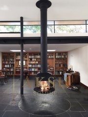 Metal Orta Şömineler