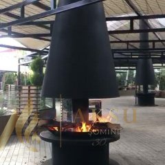 Metal Orta Şömine Ilgın 2153