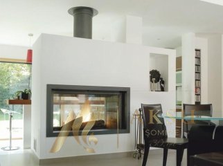 İki Yönü Açık Şömine Eliz 8002