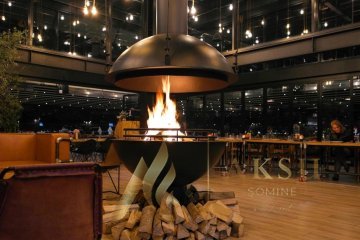 Metal Orta Şömine Ilgın 2141