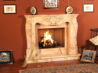 İşlemeli Şömine Verda 9005