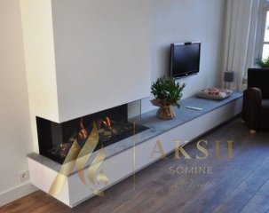 Üç Yönü Açık U Tipi Şömine Zümre 71262