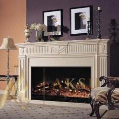 İşlemeli Şömine Verda 9002