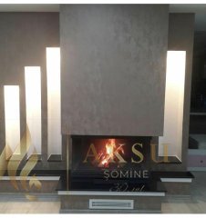 Üç Yönü Açık U Tipi Şömine Zümre 71307