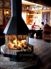 Metal Orta Şömine Minel 6006