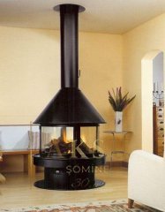 Metal Orta Şömine Minel 6003