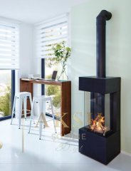 Doğalgazlı Şömine Devin 5020 / Trimline 38 FS