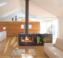 İki Yönü Açık Şömine Eliz 8006