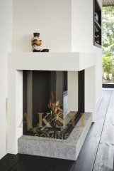 Üç Yönü Açık U Tipi Şömine Zümre 7121