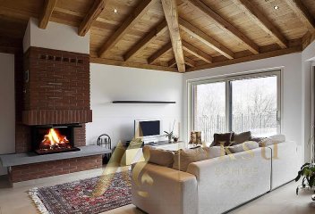 Üç Yönü Açık U Tipi Şömine Zümre 7120