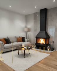 Metal Orta Şömine Ilgın 2144