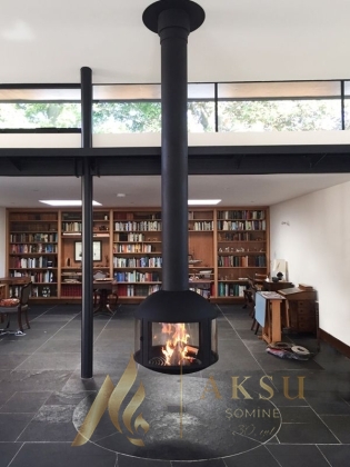 Metal Orta Şömineler