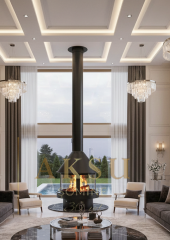 Metal Orta Şömine Ilgın 2140