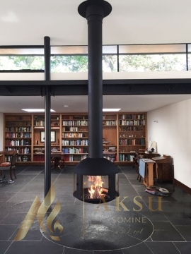 Metal Orta Şömineler