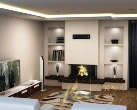 Üç Yönü Açık U Tipi Şömine Zümre 7130