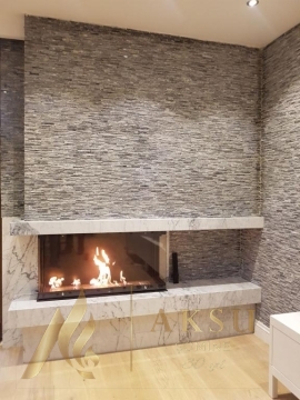 Üç Yönü Açık U Tipi Şömine Zümre 71314
