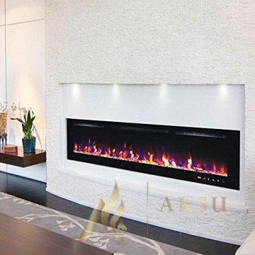 AKS 09-BG 100B ELEKTİRKLİ ŞÖMİNE 254 LÜK