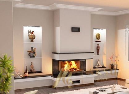 Üç Yönü Açık U Tipi Şömine Zümre 71284