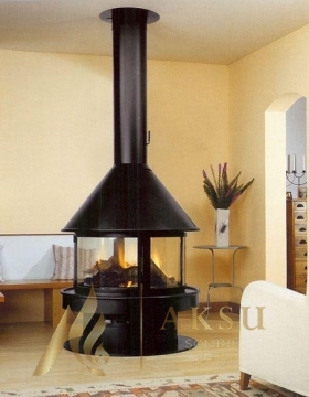 Metal Orta Şömine Minel 6003