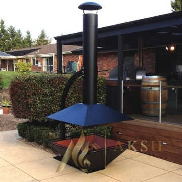 Barbekü |Şömine Alba 8180 Metal