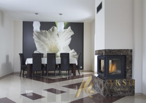 Üç Yönü Açık U Tipi Şömine Zümre 7108