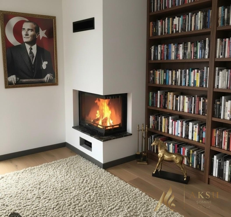 L Tipi Köşe Şömine Dide 5148