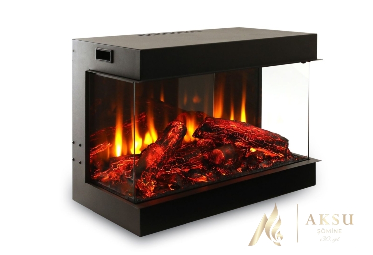 AKS COZA RZN 70 CM ELEKTRİKLİ ŞÖMİNE