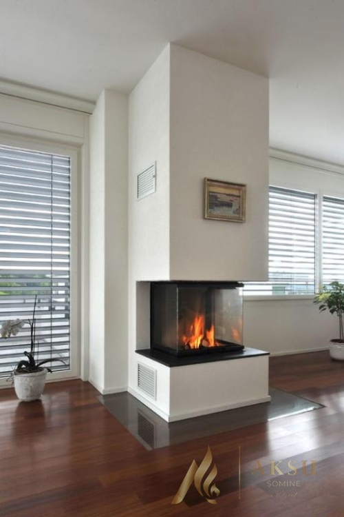 Üç Yönü Açık U Tipi Şömine Zümre 71312