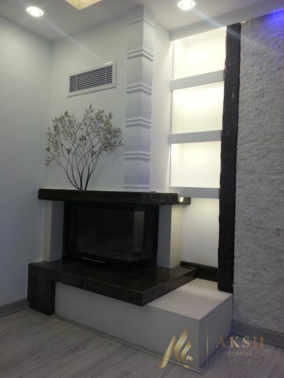 Üç Yönü Açık U Tipi Şömine Zümre 7127