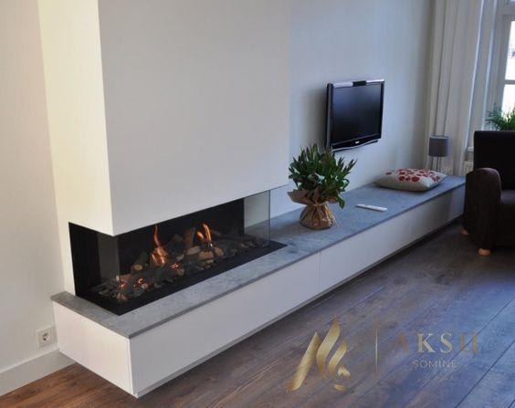 Üç Yönü Açık U Tipi Şömine Zümre 71262