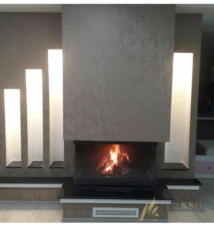 Üç Yönü Açık U Tipi Şömine Zümre 71307