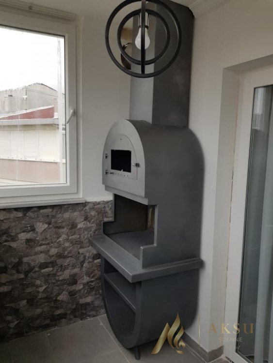 Metal Fırınlı Barbekü | Alba 8108
