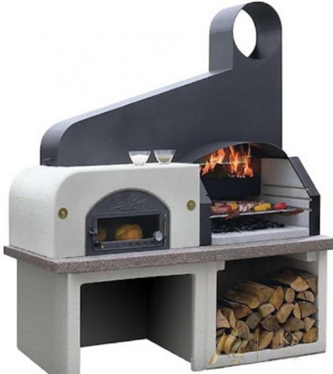 Metal Fırınlı Barbekü | Alba 8115